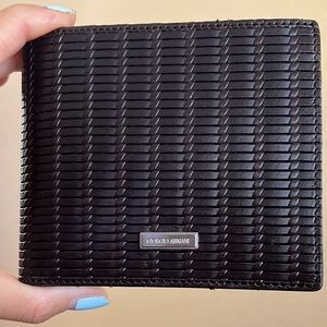 Men’s bifold wallet dark brown